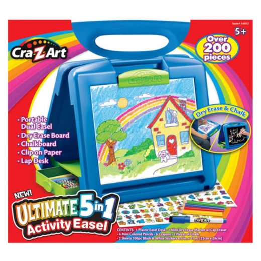 Cra-Z-Art Neon 5 In 1 Ultimate Easel Blue - كري-زي-آرت - Image 2