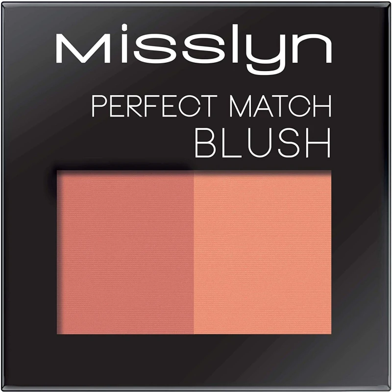 Misslyn Perfect Match Blusher No.85 Coral and Peach - ميسلين كوزمتكس