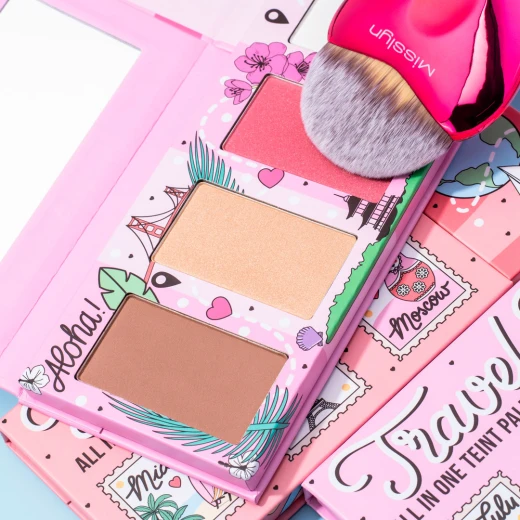 Misslyn Travel Kit All In One Teint Palette No. 1 Globetrotter - ميسلين كوزمتكس - Image 4