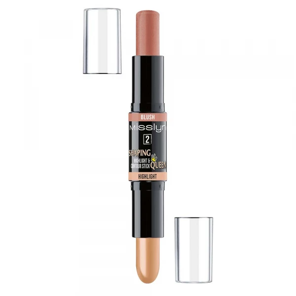 Misslyn Shaping Queen highlight & Blush Stick 2 - ميسلين كوزمتكس