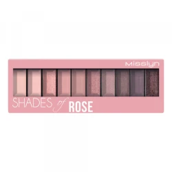 Misslyn Must Have Eyeshadow Palette for Sensitive Eyes 10 Shade Makeup Kit Long Lasting Professional