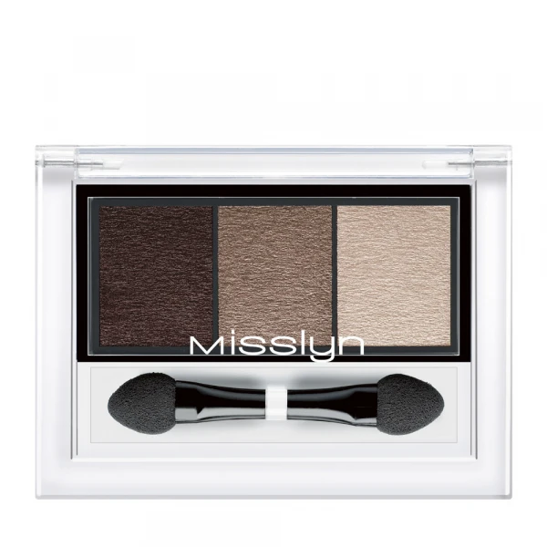 Misslyn High Shine Trio Eyeshadow No. 80 Oxford Street - ميسلين كوزمتكس