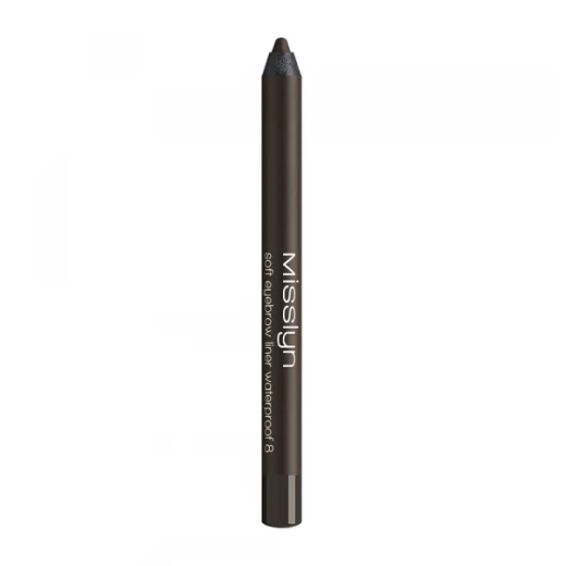 Misslyn Soft Eyebrow Liner Waterproof, Number 8, Ebony Misslyn Soft Eyebrow Liner Waterproof, Number 8, Ebony
