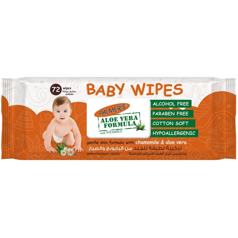 Palmer's Baby Wipes Flow, 72 wipes per pack - Palmer's