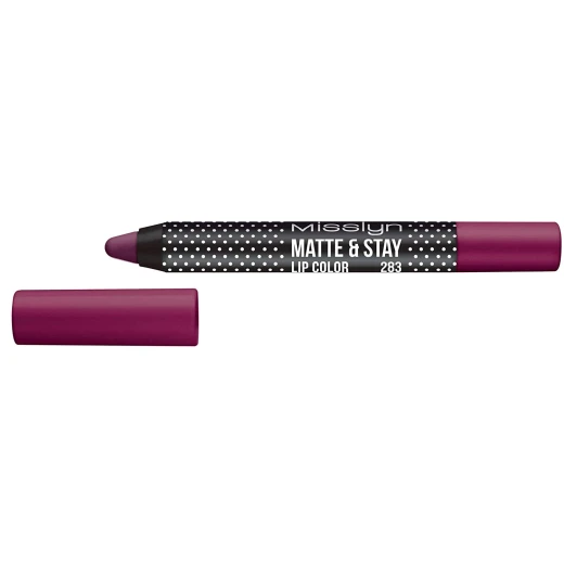 Misslyn Matte & Stay Lip Color - No.283 Drop-Dead Gorgeous Misslyn Matte & Stay Lip Color - No.283 Drop-Dead Gorgeous