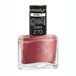 Misslyn Gel Effect Nail Polish Long Lasting High Gloss Finish 15ml for Professional Manicure