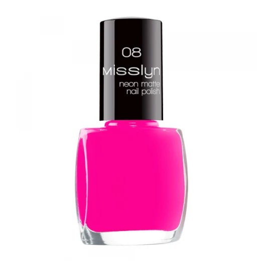 Misslyn Neon Matte Nail Polish No. 08 Fluorescent Paint Misslyn Neon Matte Nail Polish No. 08 Fluorescent Paint