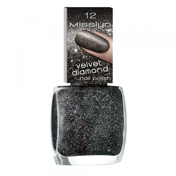 Misslyn Velvet Diamond Nail Polish No. 12 Universe - ميسلين كوزمتكس