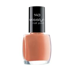 Misslyn High Gloss Nail Polish Number 143 Mirror Shine Long Lasting Manicure for Sensitive Skin