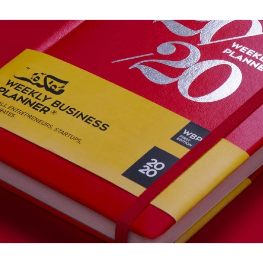 أجندة مفكرة للأعمال 2020 - متوفرة بألوان متعددة - أزرق - مفكرة - Image 5
