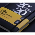 أجندة مفكرة للأعمال 2020 - متوفرة بألوان متعددة - أزرق - مفكرة