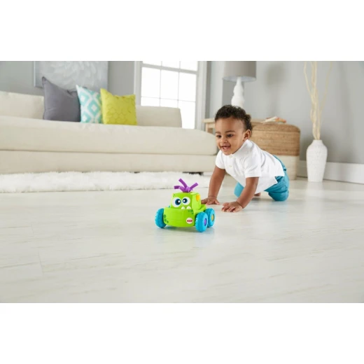 Fisher-Price Press 'n Go Monster Truck - pink - فيشر برايس - Image 3