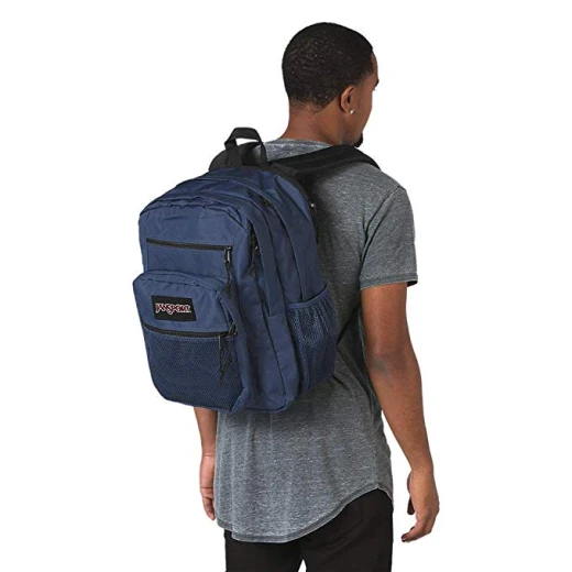 Jansport Big Campus Backpack, Navy - جان سبورت - Image 4