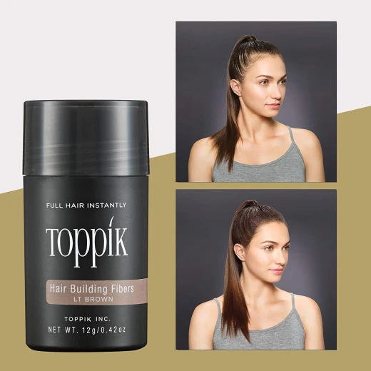 Toppik Hair Building Fibers, Light Brown, 12 grams - Toppik - Image 13