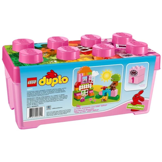 Lego   DUPLO® All-in-One-Pink-Box-of-Fun 65 Pieces - ليجو - Image 2
