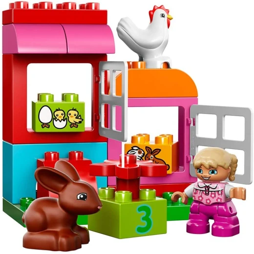 Lego   DUPLO® All-in-One-Pink-Box-of-Fun 65 Pieces - ليجو - Image 5