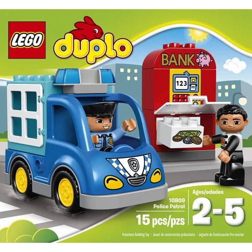 Lego Police Patrol 15 Pieces Lego Police Patrol 15 Pieces