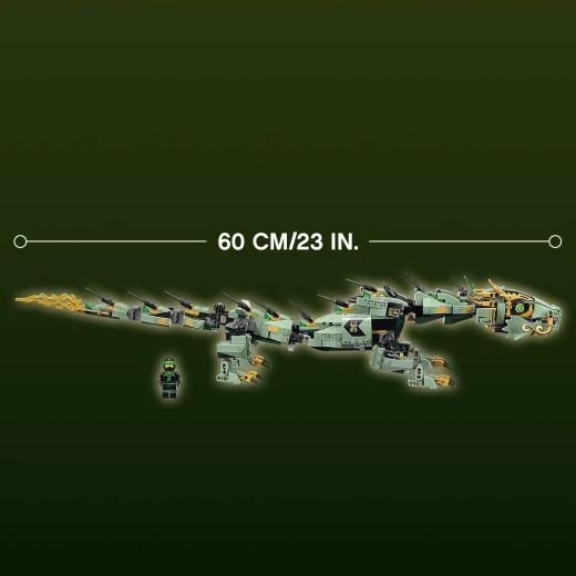Lego Green Ninja Mech Dragon 544 Pieces - ليجو - Image 8