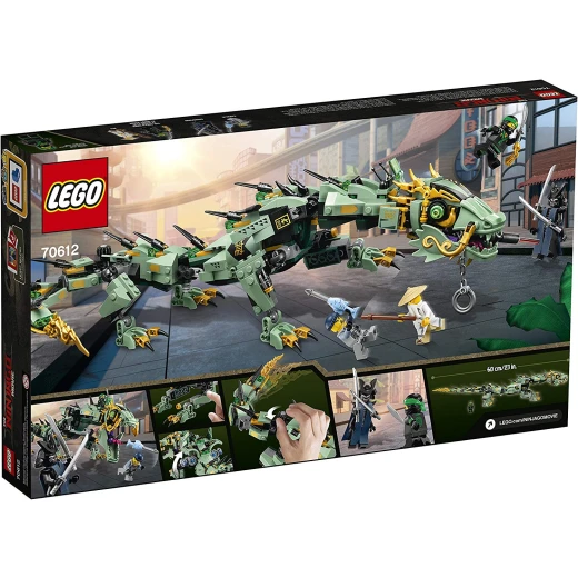 Lego Green Ninja Mech Dragon 544 Pieces - ليجو - Image 7