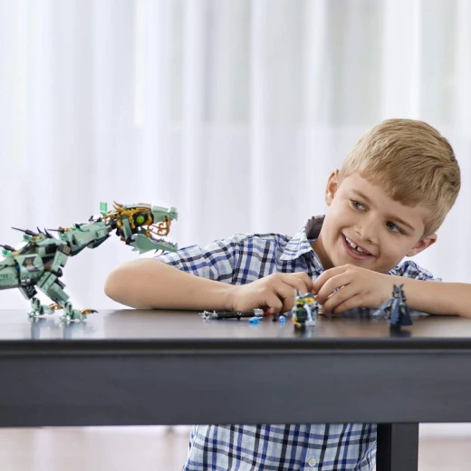 Lego Green Ninja Mech Dragon 544 Pieces - ليجو - Image 9
