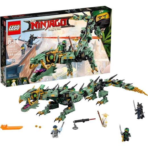 Lego Green Ninja Mech Dragon 544 Pieces Lego Green Ninja Mech Dragon 544 Pieces