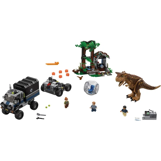 Lego Carnotaurus Gyrosphere Escape  577 Pieces - ليجو - Image 2