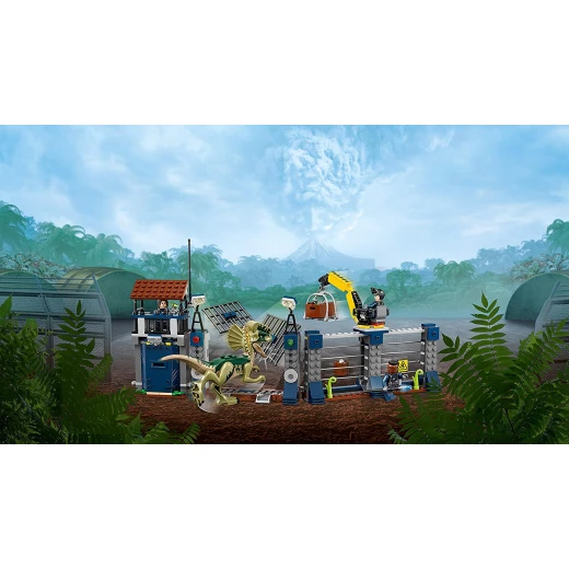 Lego Dilophosaurus Outpost Attack  289 Pieces - ليجو - Image 8