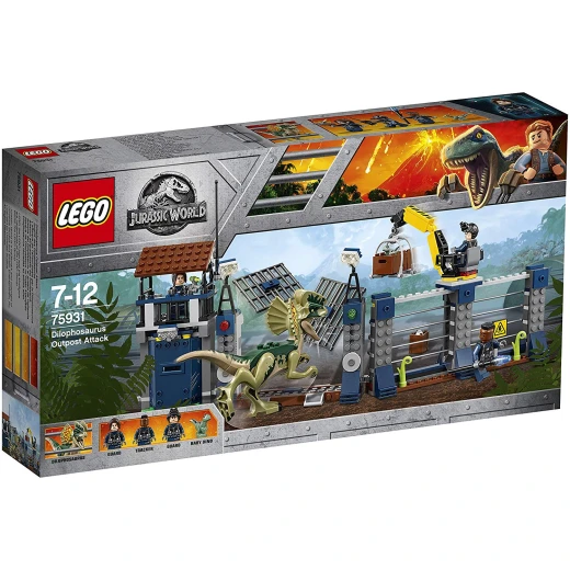 Lego Dilophosaurus Outpost Attack  289 Pieces - ليجو - Image 4