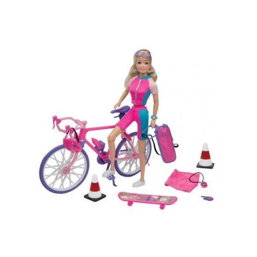 M & C Toys, Kari Michell Doll On Cycling - ام اند سي توي سنتر ال تي دي - Image 3