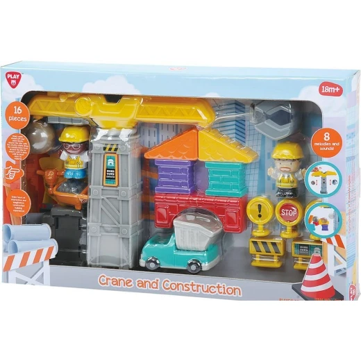 PlayGO Classic Crane And Construction B/O PlayGO Classic Crane And Construction B/O