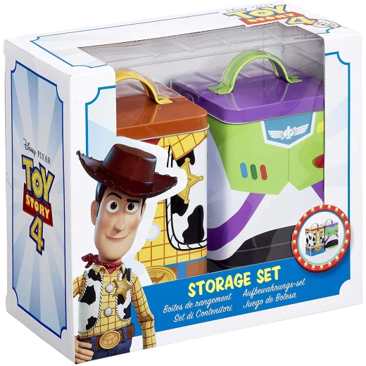 Funko Toy Story Kitchen Storage Tins, Tinplate - Buzz & Woody Funko Toy Story Kitchen Storage Tins, Tinplate - Buzz & Woody