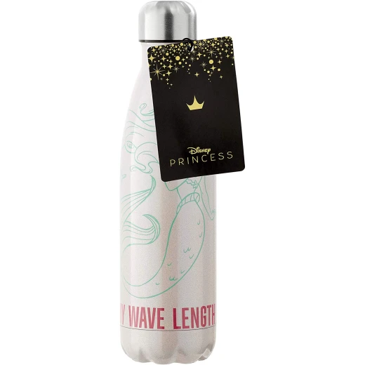 Funko Little Mermaid Metal Water Bottle, Stainless Steel, 500 ml - On My Wave Length Funko Little Mermaid Metal Water Bottle, Stainless Steel, 500 ml - On My Wave Length