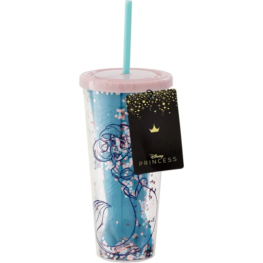 Little Mermaid Drinks Cup, Tinplate, Multicolour, 380 ml Little Mermaid Drinks Cup, Tinplate, Multicolour, 380 ml