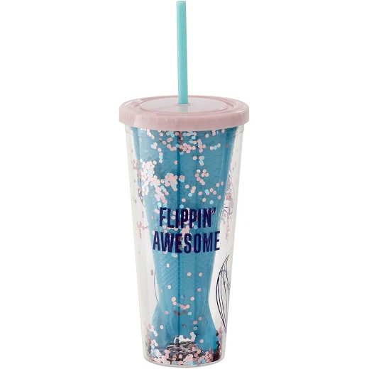 Little Mermaid Drinks Cup, Tinplate, Multicolour, 380 ml - فانكو - Image 3