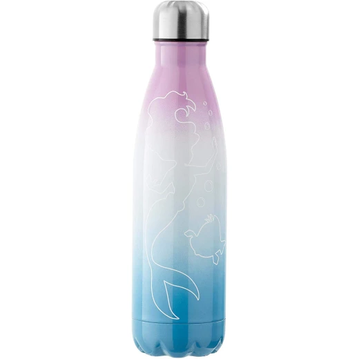 Funko Little Mermaid Metal Water Bottle, Stainless Steel, 500 ml - Real Life Mermaid - فانكو - Image 3