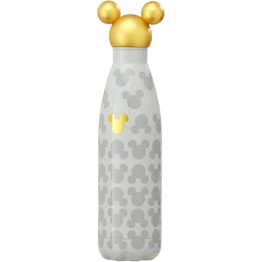 Funko Disney Classic Metal Water Bottle, Stainless Steel, 500 ml - Gold Mickey Head - فانكو - Image 2