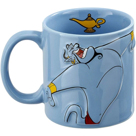 Funko Aladdin 3D Detail Mug, Ceramic, 590ml - Genie Wake up and Smell the coffee - فانكو - Image 3