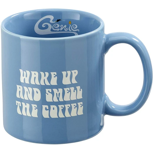 Funko Aladdin 3D Detail Mug, Ceramic, 590ml - Genie Wake up and Smell the coffee - فانكو - Image 2
