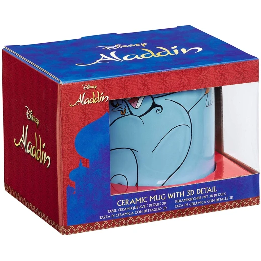 Funko Aladdin 3D Detail Mug, Ceramic, 590ml - Genie Wake up and Smell the coffee Funko Aladdin 3D Detail Mug, Ceramic, 590ml - Genie Wake up and Smell the coffee