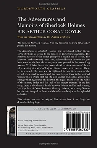 Adventures of Sherlock Holmes (Wordsworth Classics)Paperback,528 pages - Image 3