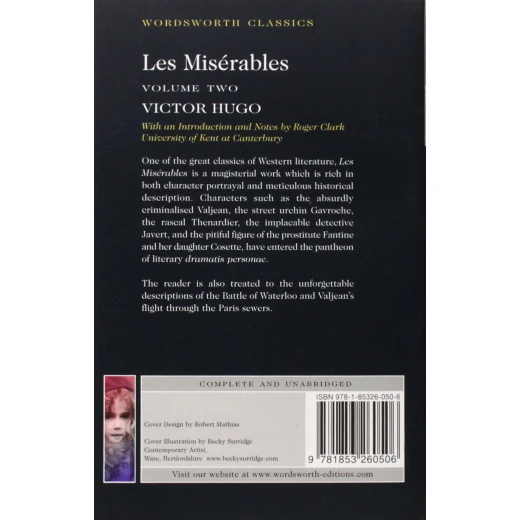 Les Miserables Volume Two (Wordsworth Classics)Paperback, 512 pages - Image 2