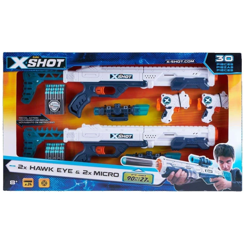 إكسيل كومبو 2 عين هوك و 2 ميكرو من زورو إكس شوت - شوت X