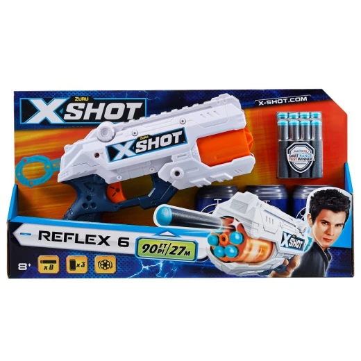 مسدس فوم دوار من ريفليكس 6 من اكس شوت ،متعدد الالوان - شوت X - Image 9