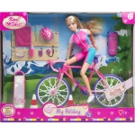 M & C Toys, Kari Michell Doll On Cycling - ام اند سي توي سنتر ال تي دي