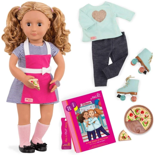 Our Generation B. toys by Battat Dolls Isa 18" Deluxe Doll Book