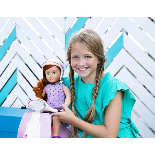 Our Generation Doll by Battat- Sia 18" Deluxe Posable Twin Science Fashion Doll with Book & Accessories- for Age 3 Years & Up - أور جيناريشن - Image 2