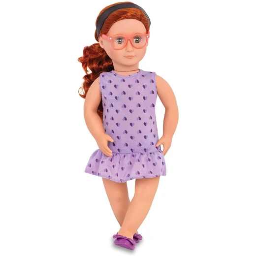 Our Generation Doll by Battat- Sia 18" Deluxe Posable Twin Science Fashion Doll with Book & Accessories- for Age 3 Years & Up - أور جيناريشن - Image 4