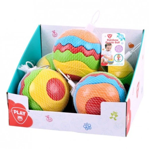 PlayGo Rainbow Folding Plastic Ball - بلاي جرو - Image 3