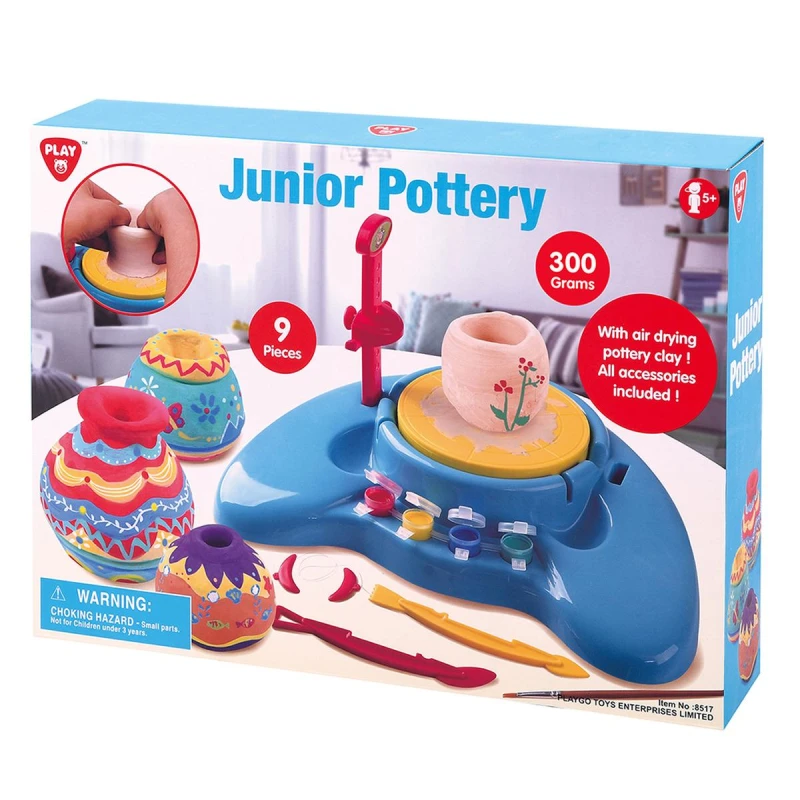 PlayGo Junior Pottery, 9 pcs - بلاي جرو