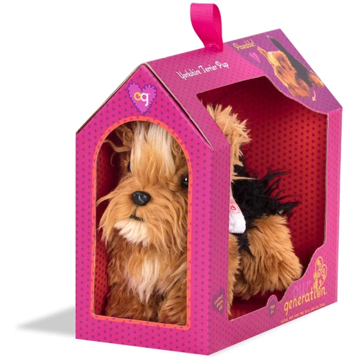 Our Generation - Yorkshire Posable Dog- Toys, Accessories, and Pets for 18 inch Dolls- for Age 3 and Up Our Generation - Yorkshire Posable Dog- Toys, Accessories, and Pets for 18 inch Dolls- for Age 3 and Up
